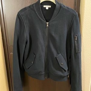 James Perse fleece bomber jacket